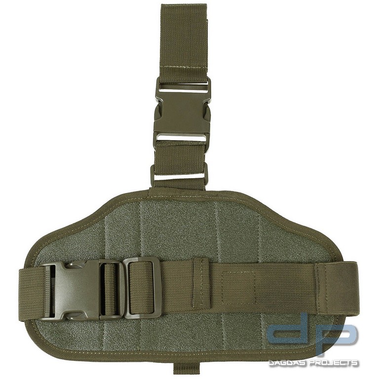 Pistolenbeinholster, "Molle", Bein- und Gürtelbefestigung, oliv
