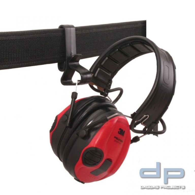 SAFARILAND® 075 Halter Gehörschutz/Plastikhandfesseln schwarz