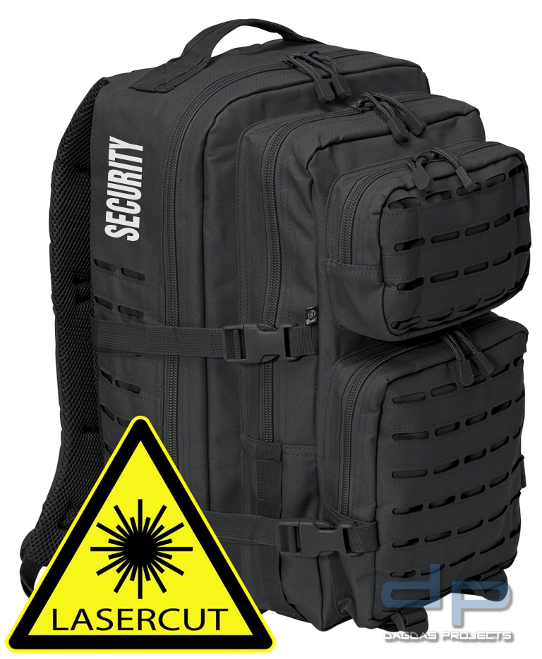 Brandit Rucksack US Cooper LASERCUT large in verschiedenen Farben mit Wunschaufdruck
