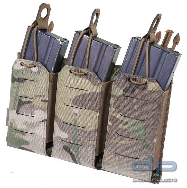 WAS Laser Cut Detachable Triple 5.56 Mag Pouch