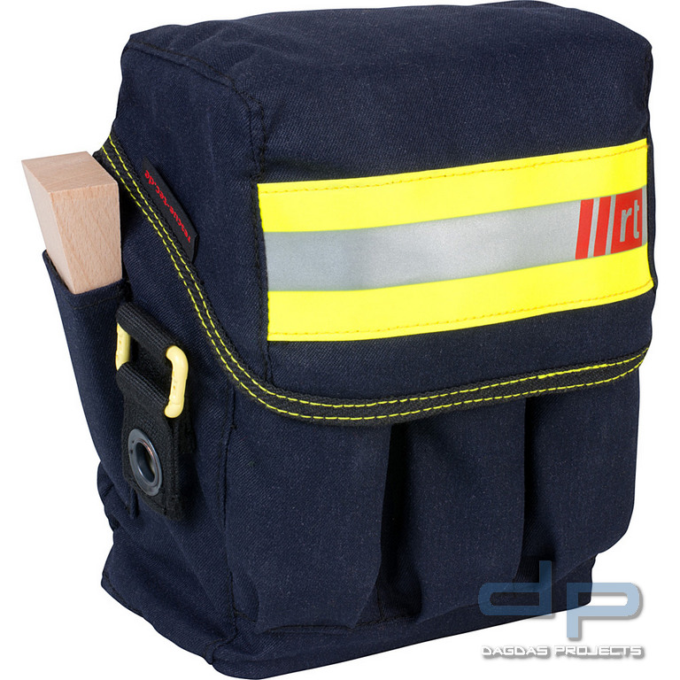 Set Feuerwehrmehrzweckbeutel Brensbach, Holsterset mit Stiften, Holzkeilen, Trageriemen