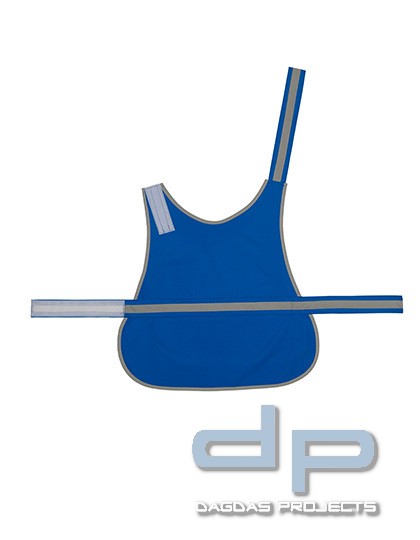 Hi Vis Dog's Vest in verschienden Farben mit Wunschaufdruck in Reflex Silber