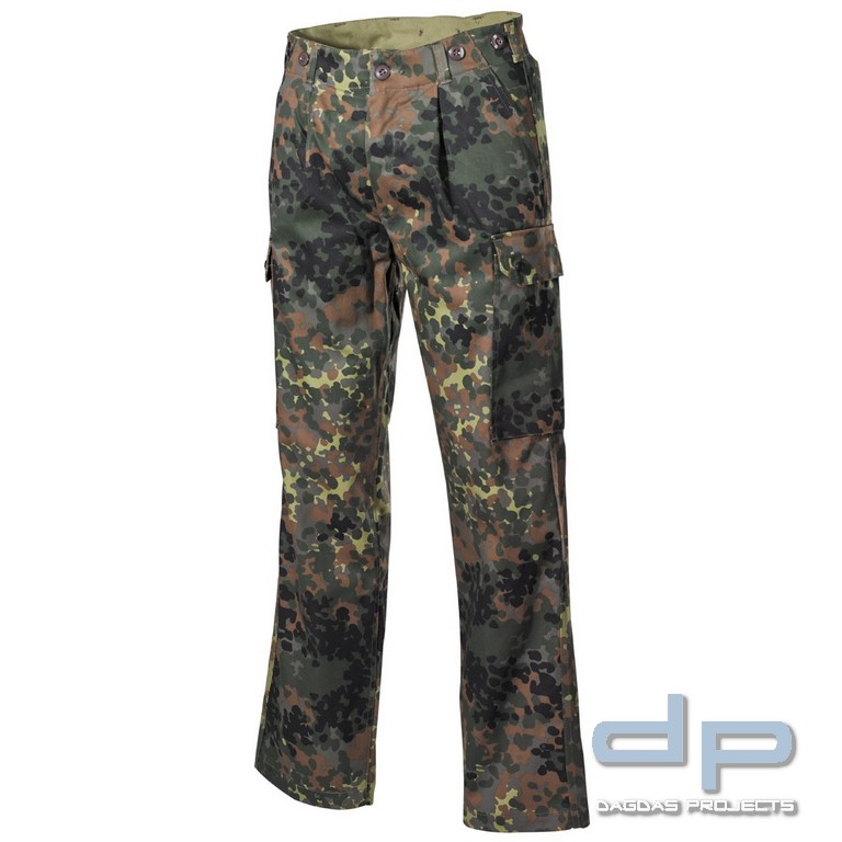 BW Feldhose, flecktarn, 5 Farben, gr. Größen, nach TL