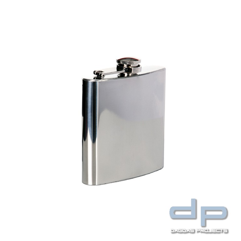 Taschenflasche 6 Ounce Edelstahl