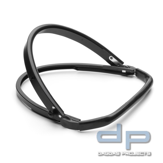Schuberth Visierhalter ür F120 Pro H3 und F130 H3, Doppelprofil mit Federzughalterung, klappbar.