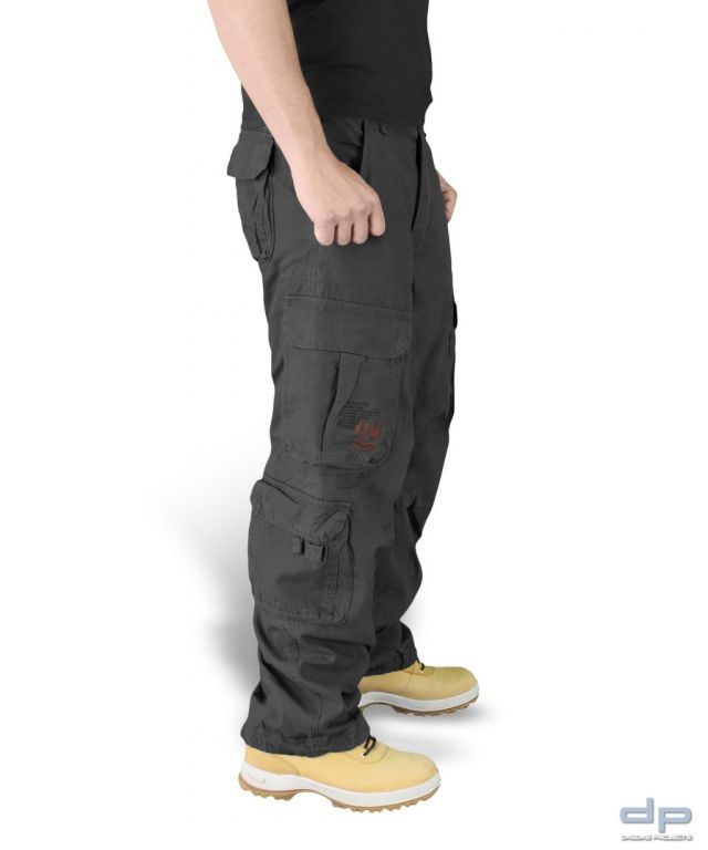 Airborne Vintage Trousers schwarz gewaschen Größe: XXL
