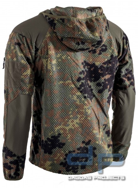 AB "Delta" Hoodie Fleece Jacke Flecktarn