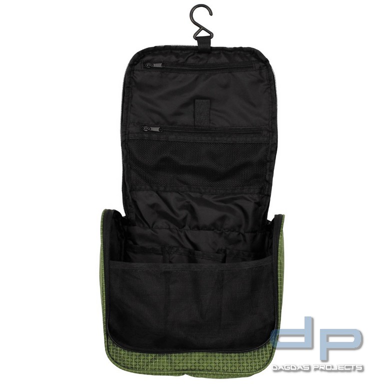 Waschzeugtasche, oliv, div. Taschen, Rip Stop, Nylon