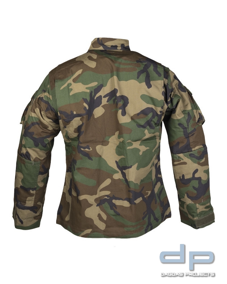 US FELDJACKE ACU R/S WOODLAND