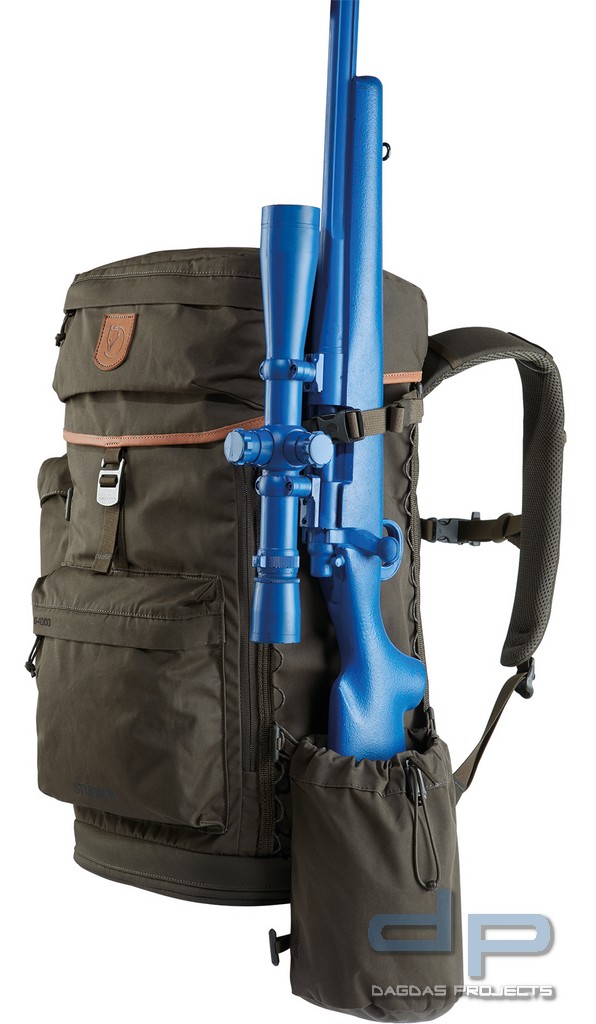 Fjällräven Singi Gear Holder in grau und dunkeloliv