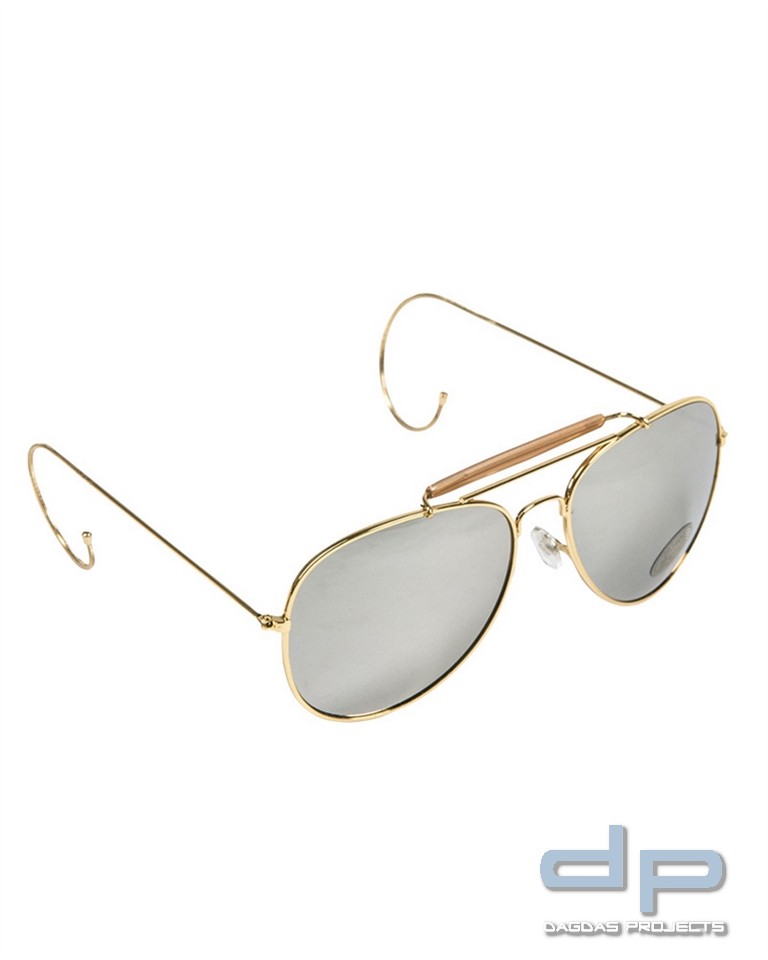 US AF Sonnenbrille mit Etui verspiegelt 5 Stück