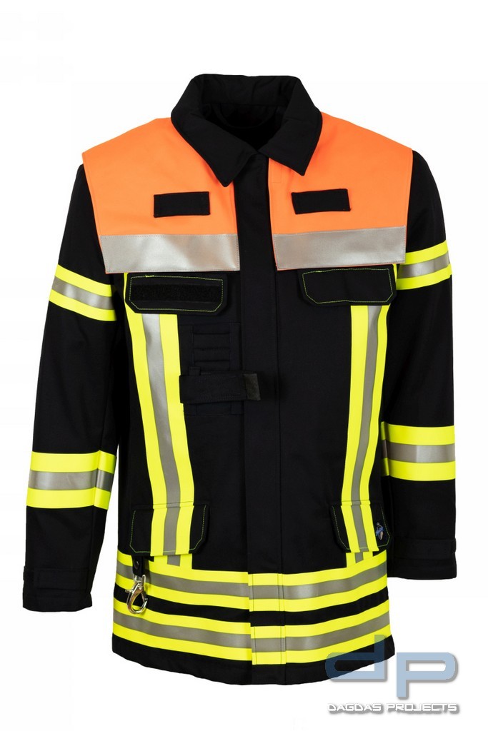 Einsatzjacke aus 50% Aramid-Kermel / 50% Viskose