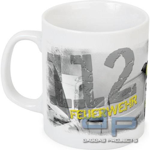 Tasse Feuerwehreinsatz Farbe: weiß