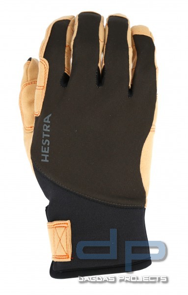 Hestra Ergo Grip Tactility 5-Finger (Neopren-Leder Handschuhe) in Dunkeloliv