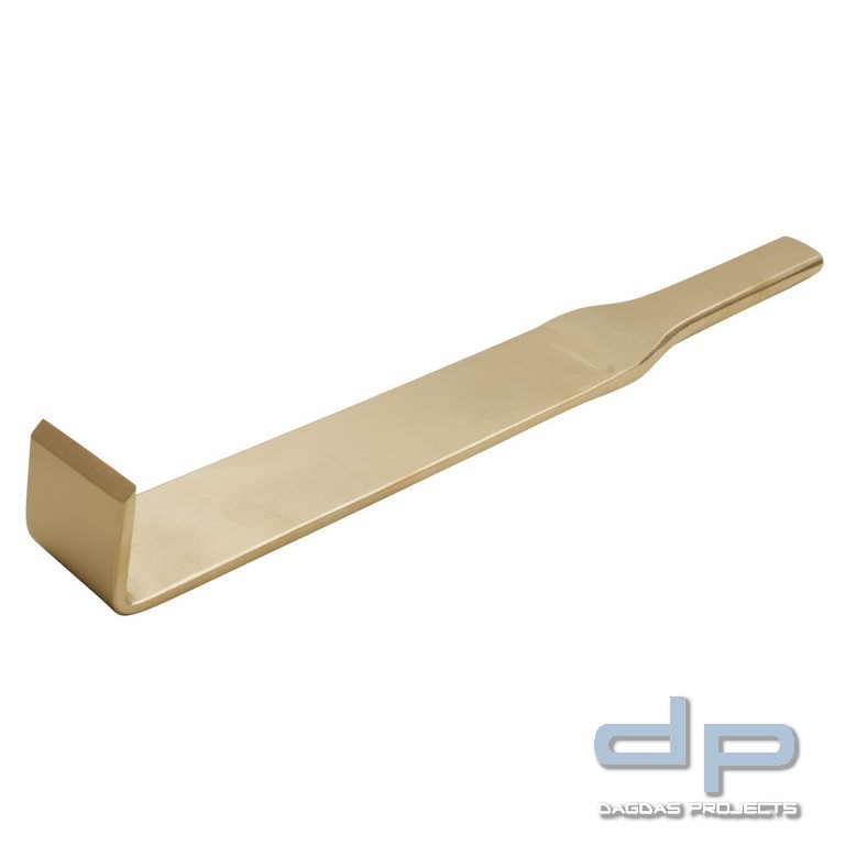 Winkelschaber funkenfrei, mit Griff, Länge 380 mm, Breite 38 mm