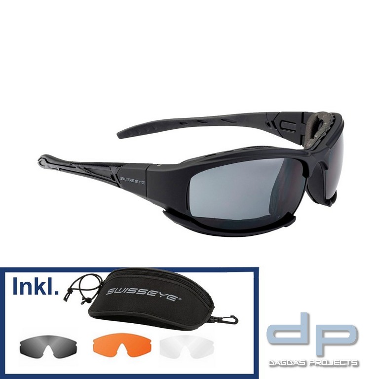 SWISS EYE® Takt. Schutz-/Schiessbrille Guardian inkl. Wechselscheiben