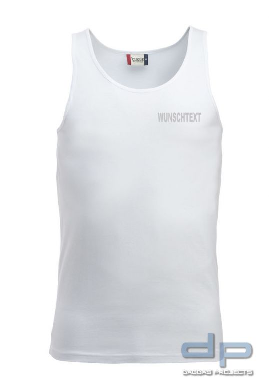 Clique Classic Tanktop mit Wunschaufdruck in verschiedenen Farben