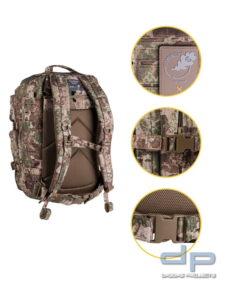 US ASSAULT PACK LG LASER CUT WASP I Z2 VPE 2