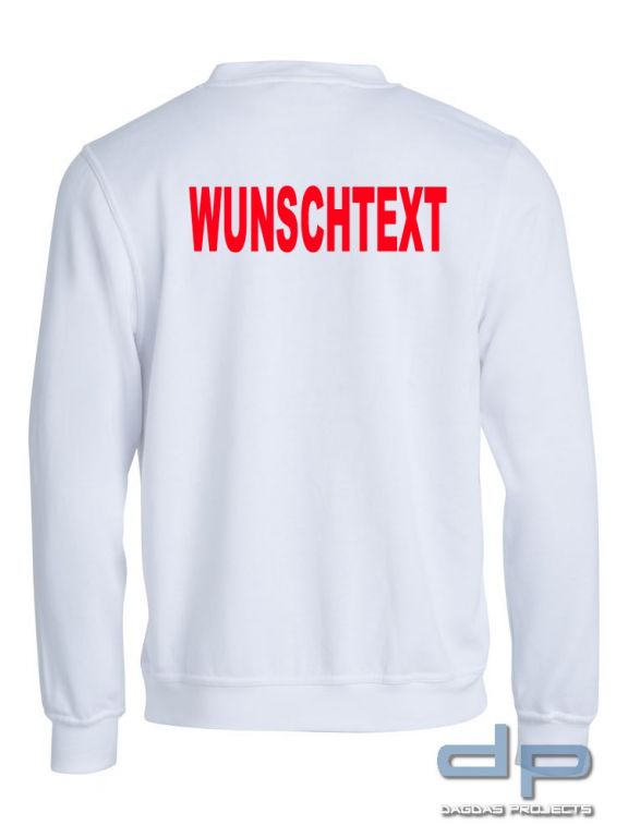 Clique Basic Roundneck mit Wunschaufdruck in verschiedenen Farben