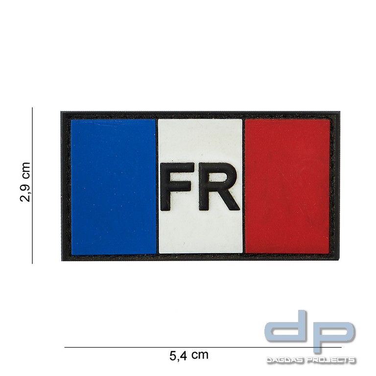 3D PVC FR blau/weiss/rot
