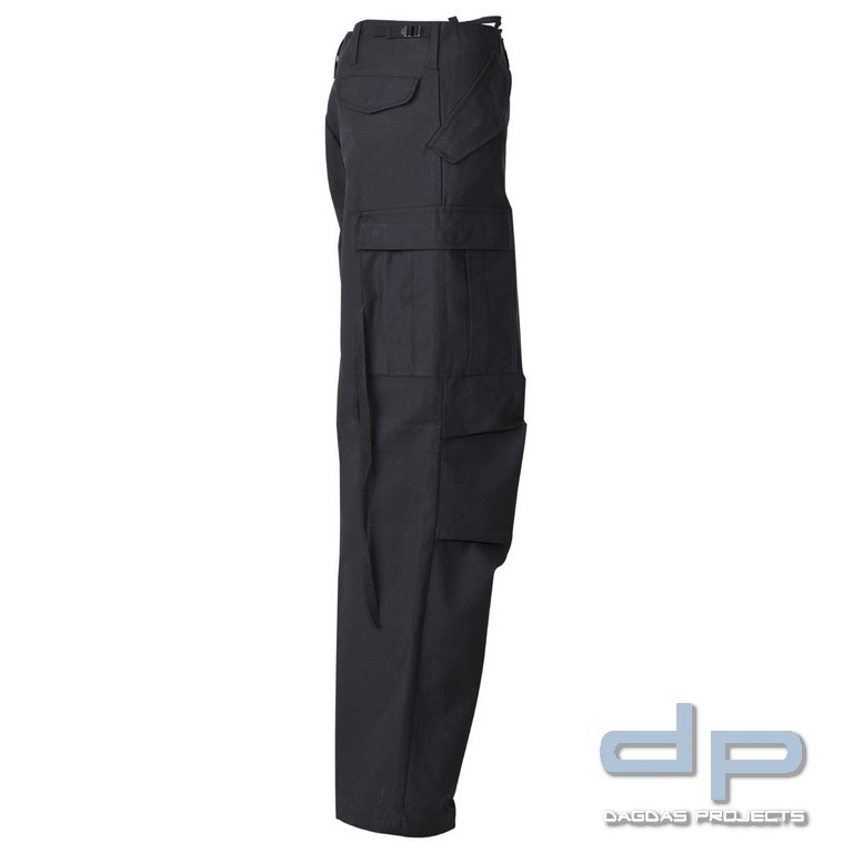 US Kampfhose M65, schwarz, original, Ny/Co