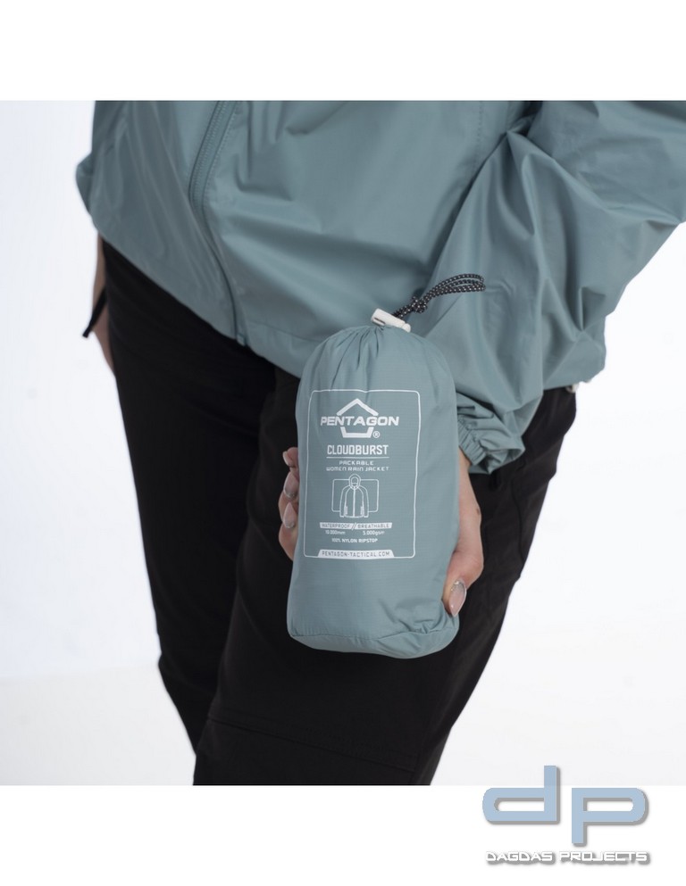 Pentagon Damen Regenjacke - Cloudburst - klein verpackbar