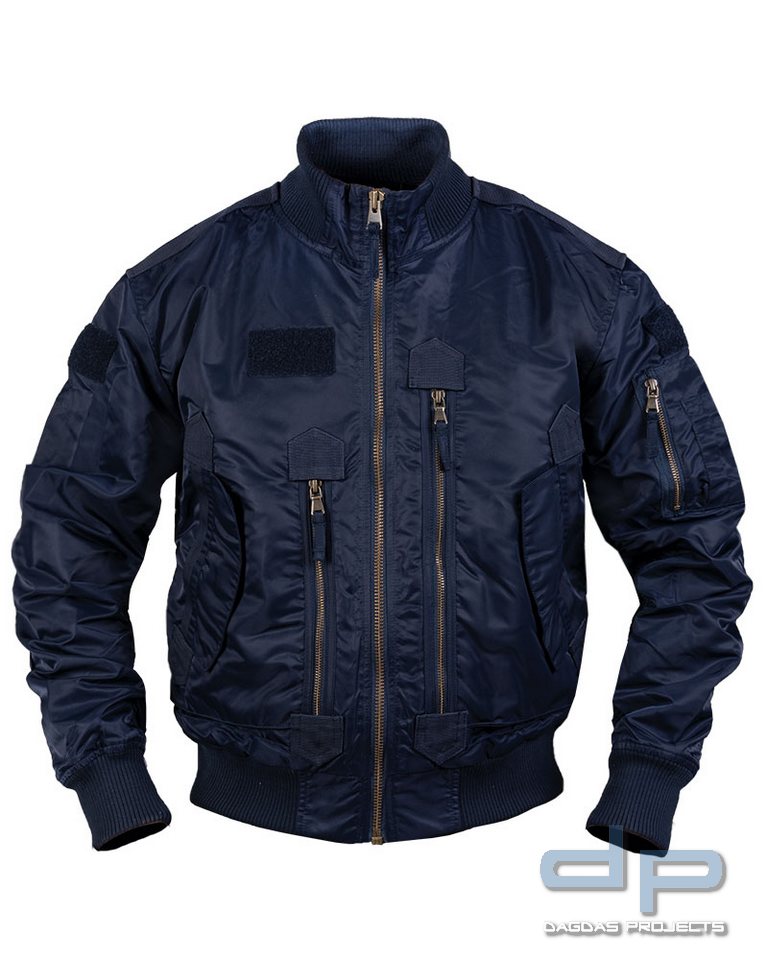 US TACTICAL FLIEGERJACKE DK.BLAU