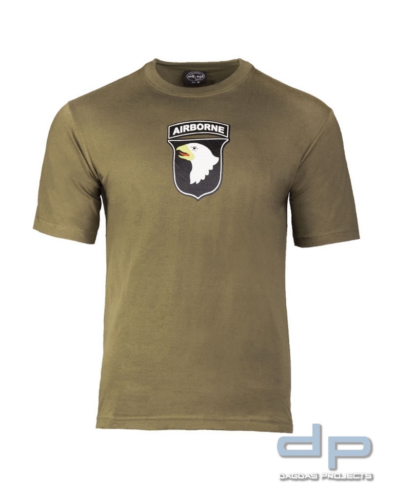 T-SHIRT OLIV M.DRUCK 101ST AB VPE 3