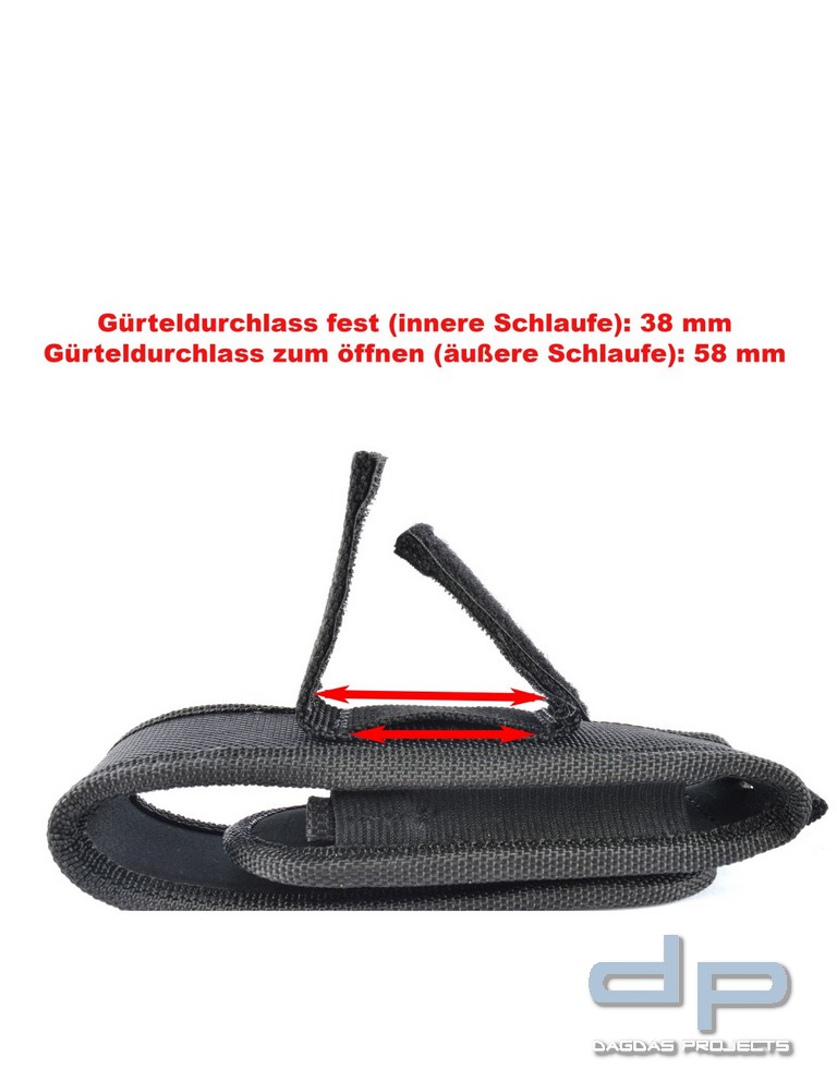 COP® 1406C Gr. L, stark gepolstertes Universalholster, Cordura®