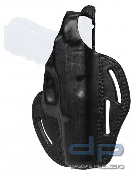 VEGA LEDERHOLSTER FÜR GLOCK 17 - RECHTS SCHWARZ