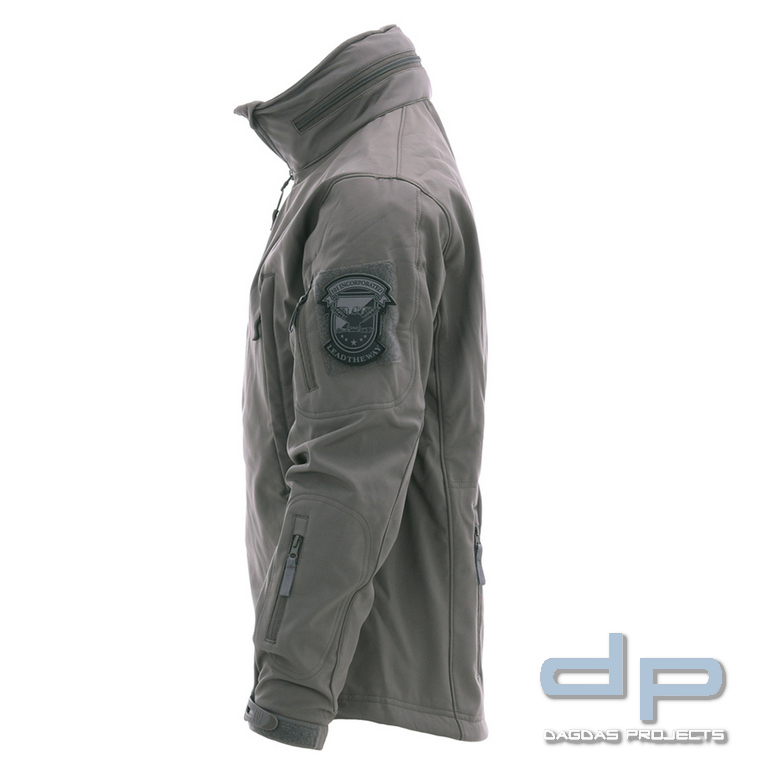 Softshell Jacke tactical in Schwarz Größe: 5XL