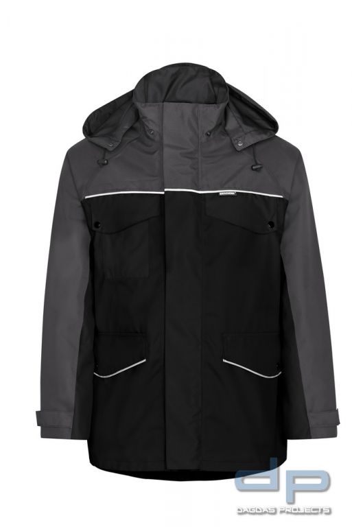 Wetterschutzjacke VARIOLINE schwarz/grau