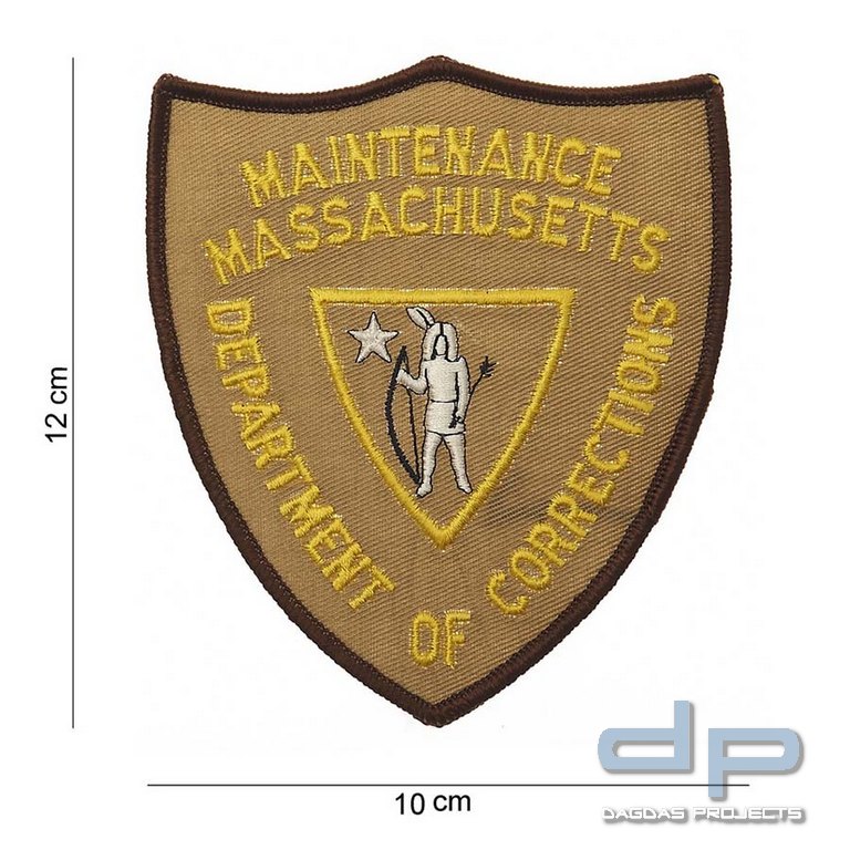Emblem Stoff Department of Corrections Massachuttes
