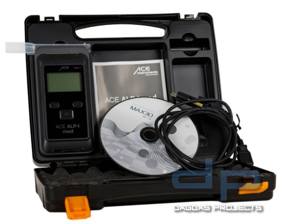 Alkoholtester ACE ALP-1 med (mit Medizinzertifikat und austauschbarem Sensor)