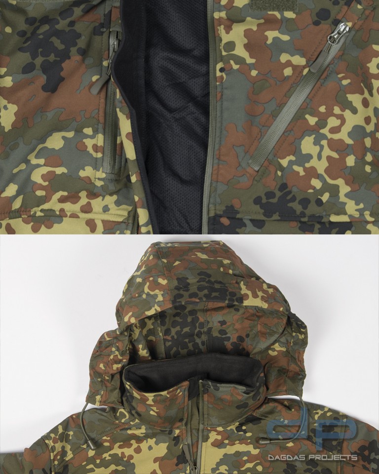 Softshell Jacke SCU 14 Flecktarn