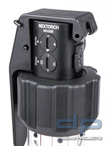 Nextorch ND30B Flashbang mit Holster (Irritationskörper 11.000 Lumen und 130dB)