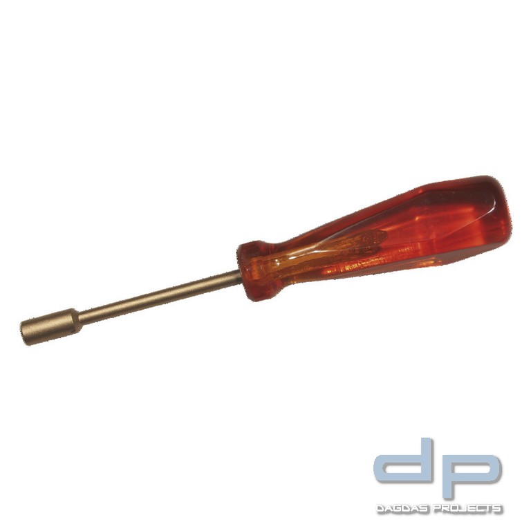 6-Kant-Steckschlüssel mit Schraubendrehergriff, funkenfrei, 15,0 mm