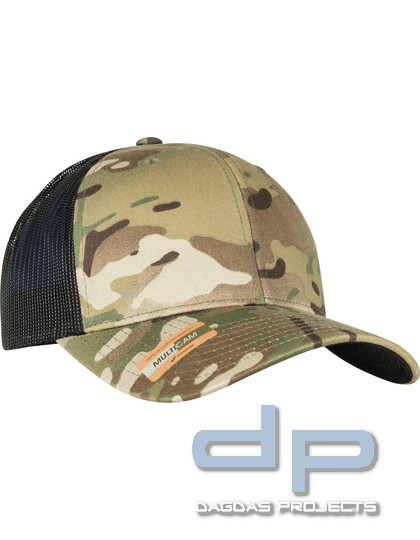 Retro Trucker Multicam Cap in verschiedenen Farben