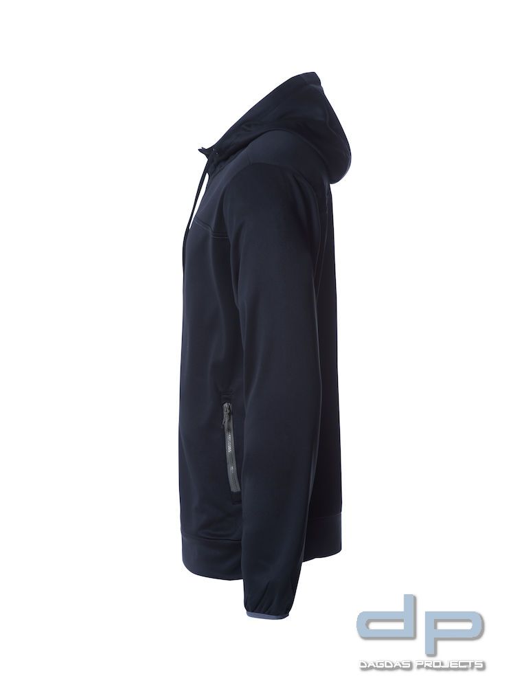 Sweatjacke Ottawa in verschiedenen Farben mit Aufdruck nach Wunsch in reflex Silber