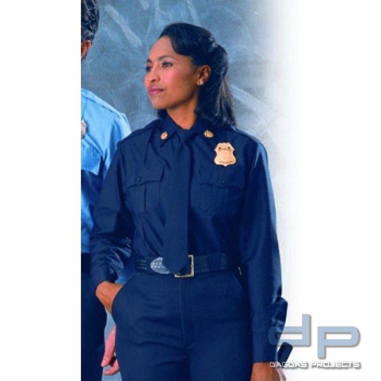 Elbeco US Langarm Hemd dunkelblau