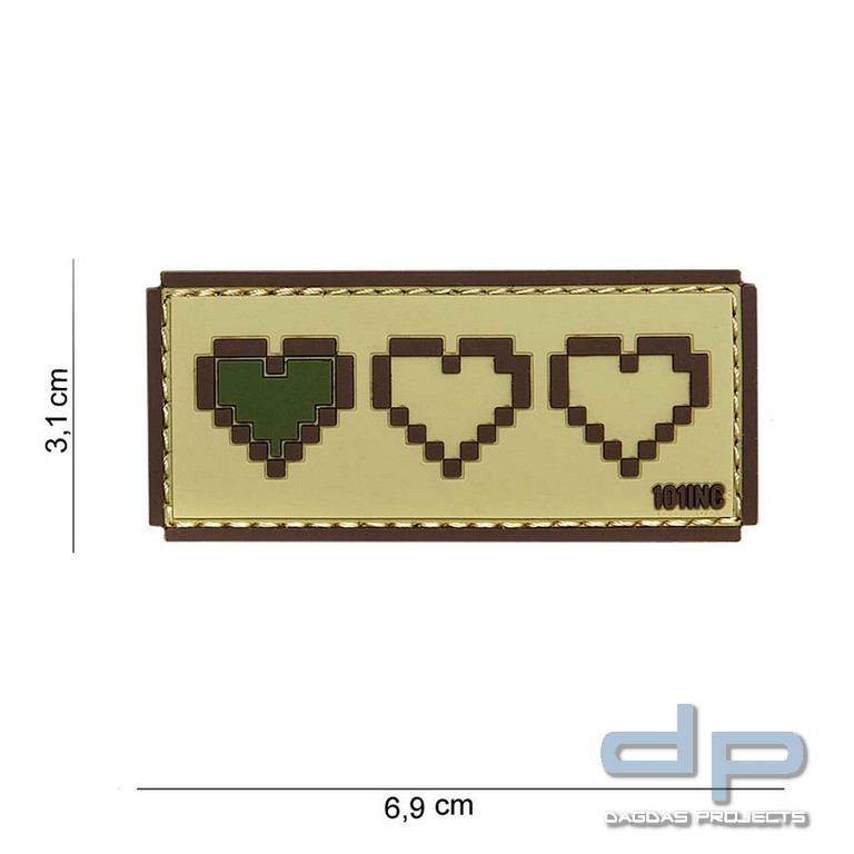 Emblem 3D PVC Last Live beige
