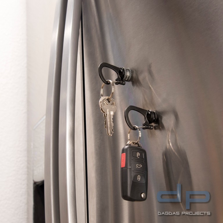 NITE IZE SLIDELOCK 360° MAGNETIC LOCKING DUAL CARABINER