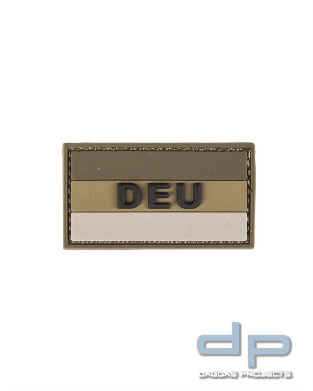BW PATCH 3D ′DEU′ PVC M.KLETT OLIV SM VPE 10