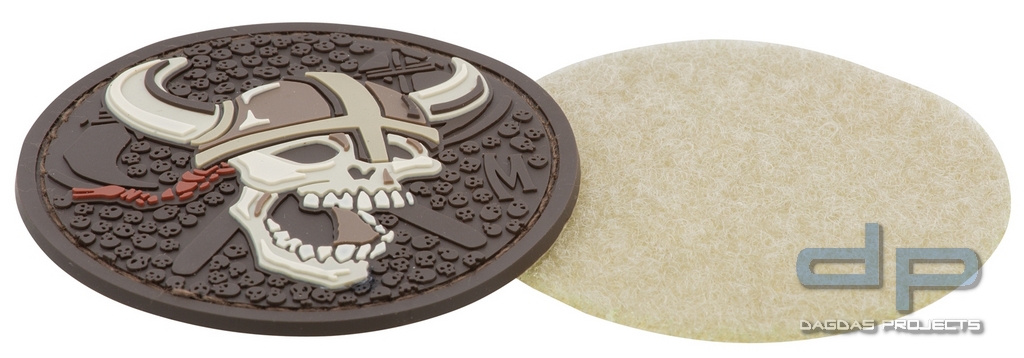 Maxpedition Rubber Patch VIKING SKULL Arid