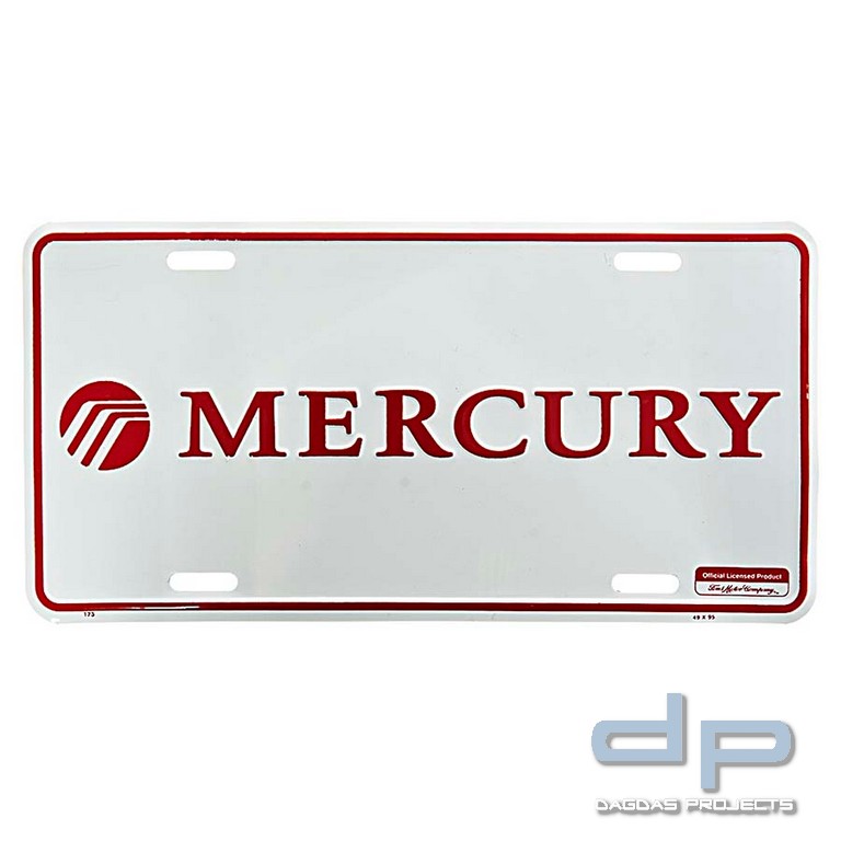 Nummernschild Mercury