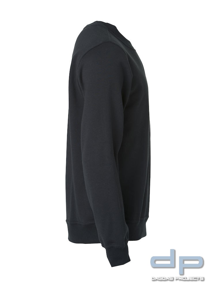 Feuerwehr Logo Sweat-Shirt Super Premium T in Schwarz mit gelber Folie Größe: S