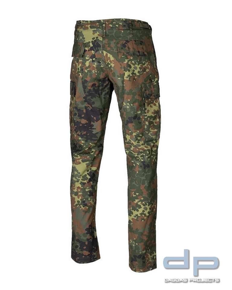 US BDU FELDHOSE R/S ′SLIM FIT′ FLECKTARN