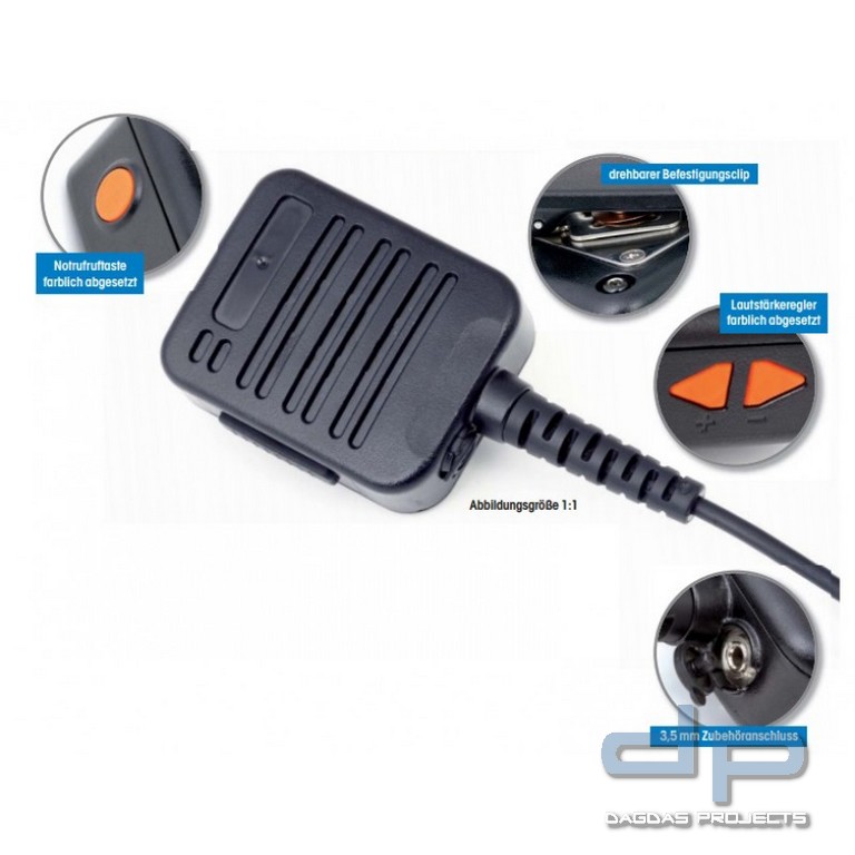 Handbedienteil für raue und nasse Umgebung (IP68) - für SEPURA STP8000