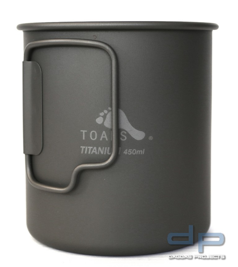 Toaks Light Titanium Becher 450 ml (Ultraleicht Version)