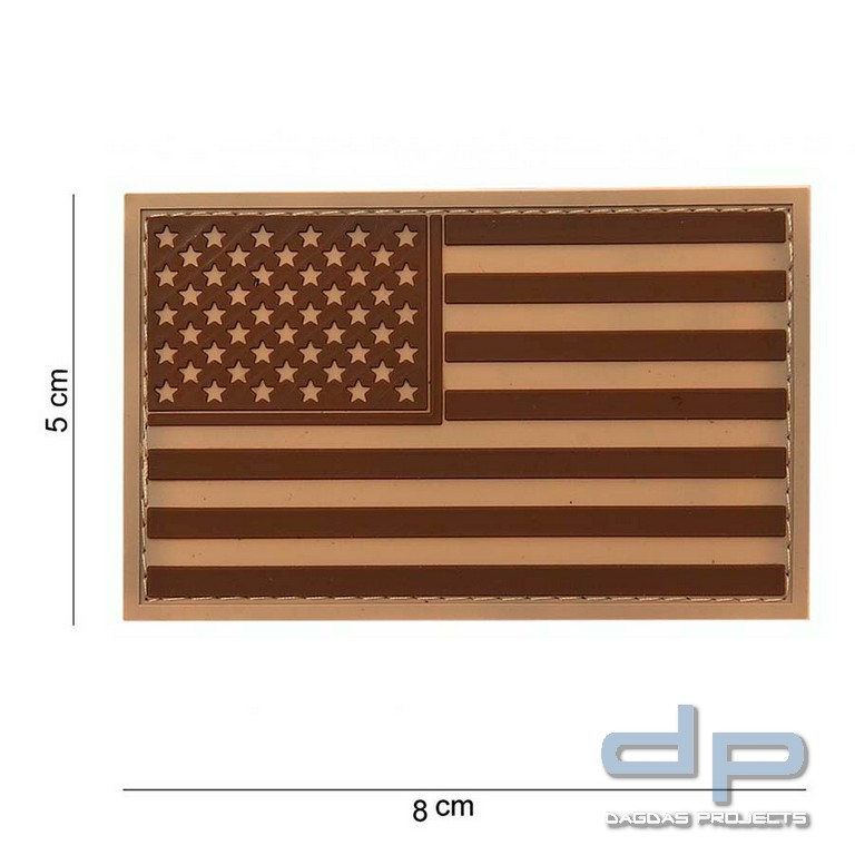 Emblem 3D PVC USA Desert